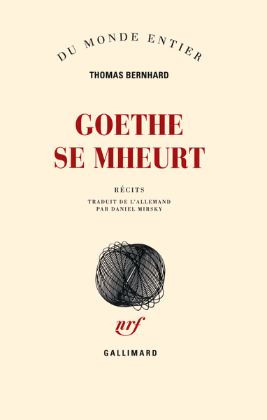 Image de Goethe se mheurt