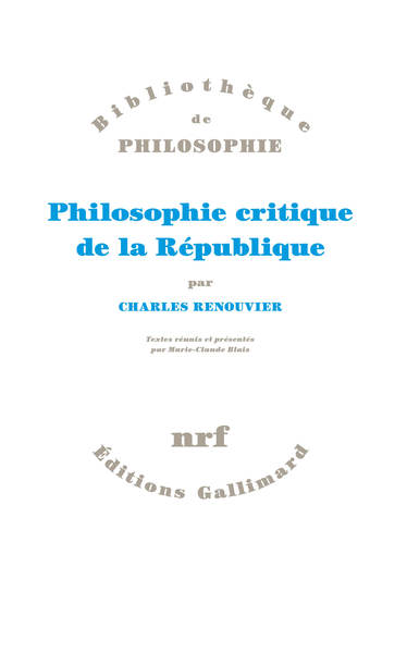 Picture of Philosophie critique de la République