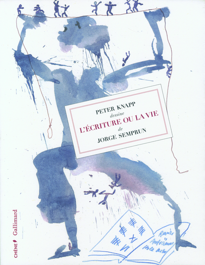 Image de Peter Knapp dessine "L'Écriture ou la vie" de Jorge Semprun