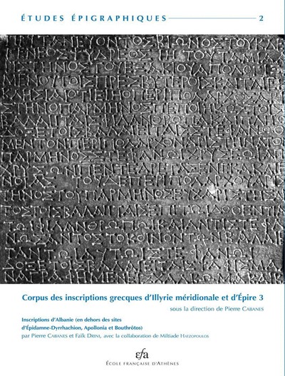 Image de Corpus des inscriptions grecques d'Illyrie méridionale et d'Épire 3
