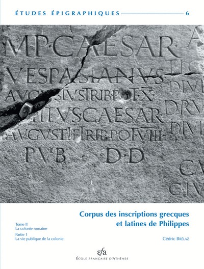 Picture of Corpus des inscriptions grecques et latines de Philippes
