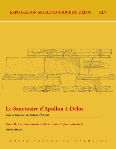 Picture of Le Sanctuaire d'Apollon à Délos. Tome II