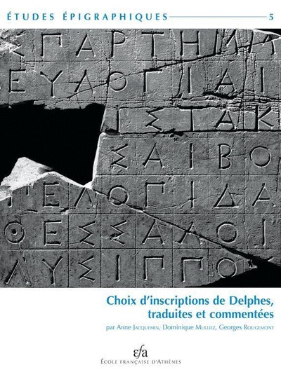 Picture of Choix d'inscriptions de Delphes. traduites et commentées
