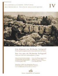 Picture of Sur les pas de Wilhelm Vollgraff: Cent ans d'activités archéologiques à Argos