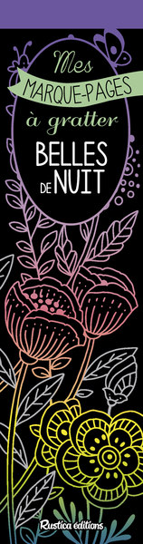 Picture of Mes marque-pages à gratter : Belles de nuit