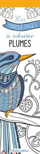 Picture of Mes marque-pages à colorier : Plumes