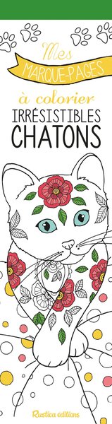 Picture of Mes marque-pages à colorier : Irrésistibles chatons
