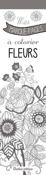 Picture of Mes marque-pages à colorier fleurs