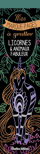 Picture of Mes marque-pages à gratter : licornes & animaux fabuleux