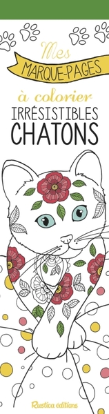 Image de Mes marque-pages à colorier : Irrésistibles chatons