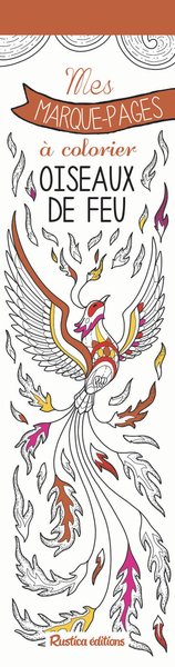Picture of Mes marque-pages à colorier : Oiseaux de feu