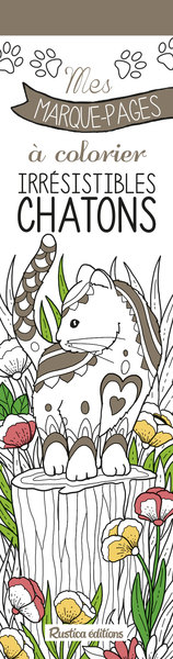 Picture of Mes marques-pages à colorier : Irrésistibles chatons