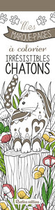 Picture of Mes marques-pages à colorier : Irrésistibles chatons
