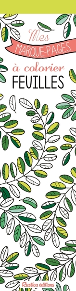 Picture of Mes marque-pages à colorier :  Feuilles