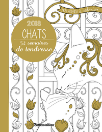 Picture of Mon agenda à colorier 2018. Chats, 52 semaines de tendresse