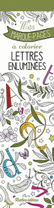 Picture of Mes marque-pages à colorier : lettres enluminées