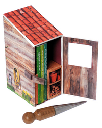 Image de COFFRET ABRI DE JARDIN COMPRENANT 3 OUVRAGES + 1 PLANTOIR