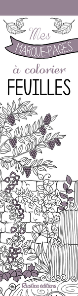 Picture of Mes marque-pages à colorier feuilles
