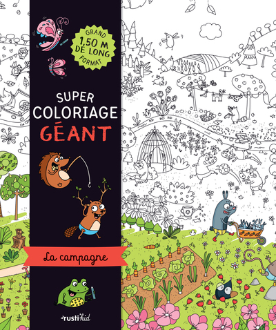 Picture of Super coloriage géant : la campagne