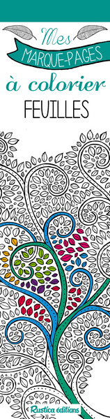 Picture of MES MARQUES PAGES A COLORIER : FEUILLES