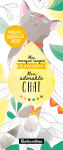 Picture of Mes marque-pages à peindre : Mon adorable chat