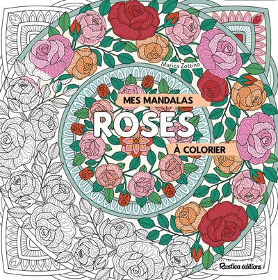 Picture of Mes mandalas Roses à colorier