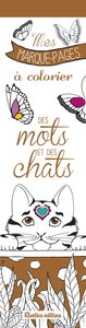 Picture of Mes marque-pages à colorier : des mots et des chats