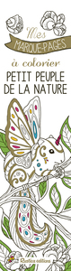 Picture of Mes marque-pages à colorier : Petit peuple de la nature