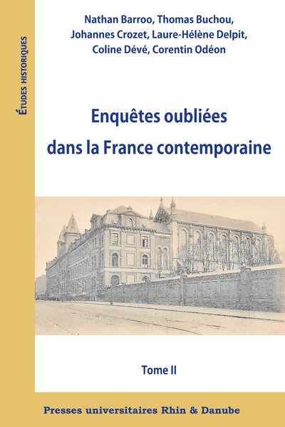 Picture of Enquêtes oubliées dans la France contemporaine