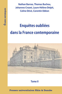 Picture of Enquêtes oubliées dans la France contemporaine