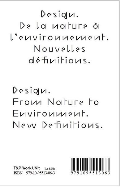 Picture of Design, de la nature à l'environnement, nouvelles définitions
