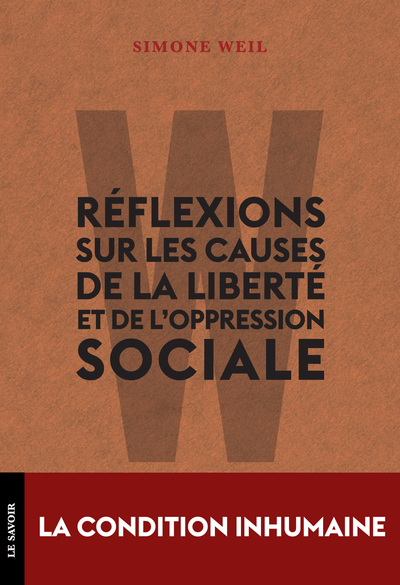 Image de Réflexions sur les causes de la liberté et de l'oppression sociale