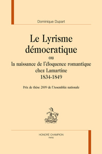 Image de LE LYRISME DÉMOCRATIQUE