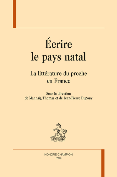 Image de ÉCRIRE LE PAYS NATAL
