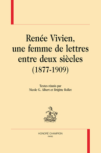 Picture of Renée Vivien, une femme de lettres entre deux siècles (1877-1909)