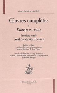 Image de Euvres en rimes