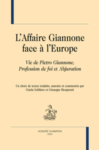 Picture of L'affaire Giannone face à l'Europe