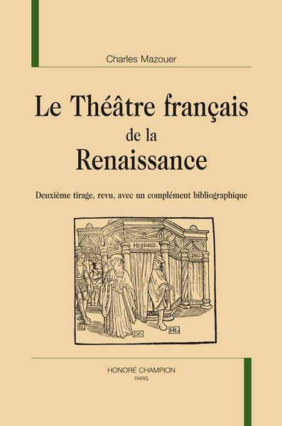 Image de Le théâtre français de la Renaissance