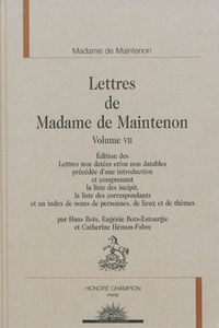 Picture of Lettres de madame de Maintenon T7