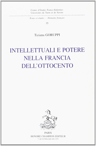 Picture of Intellettuali e potere nella Francia dell'Ottocento