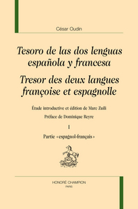 Picture of Tesoro de las dos lenguas espagnola y francesa. Trésor des deux lagues françoise et espagnolle. 2 v.