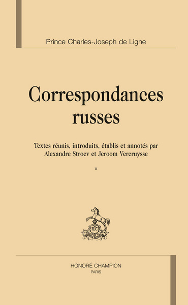 Picture of Correspondances russes. 2 vol.