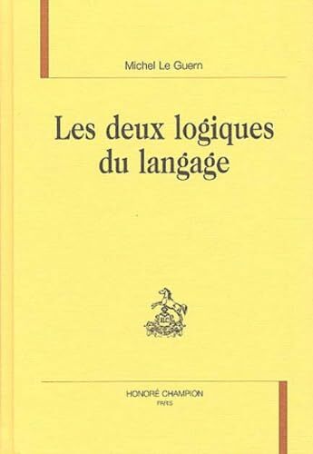 Image de Les deux logiques du langage