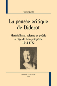 Picture of La Pensée critique de  Diderot