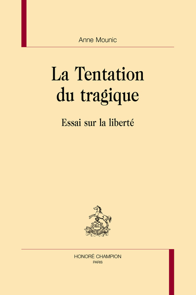Image de La Tentation du tragique