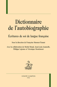 Picture of Dictionnaire de l'autobiographie
