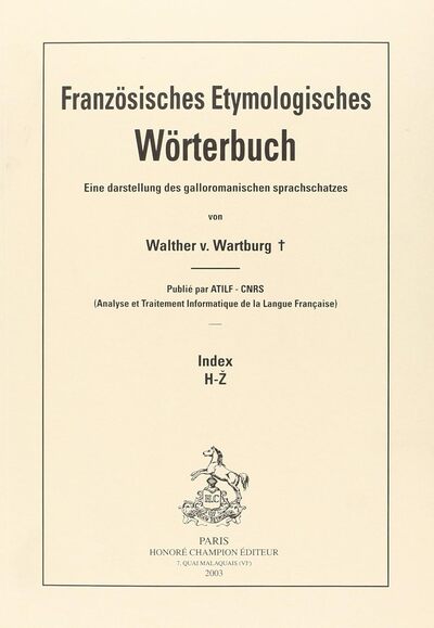 Picture of Französisches Etymologisches Wörterbuch - FEW. 2 VOLUMES