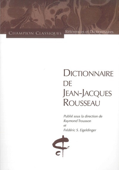 Image de Dictionnaire de Jean-Jacques Rousseau