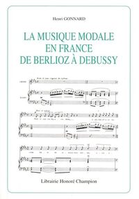 Picture of La musique modale en France de Berlioz à Debussy