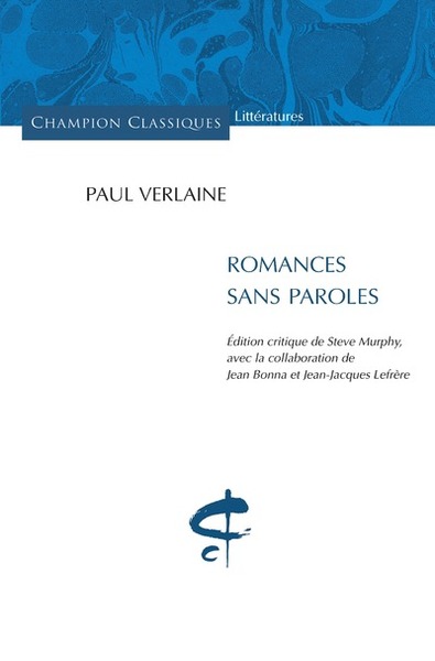 Picture of Romances sans paroles. Edition critique avec intro